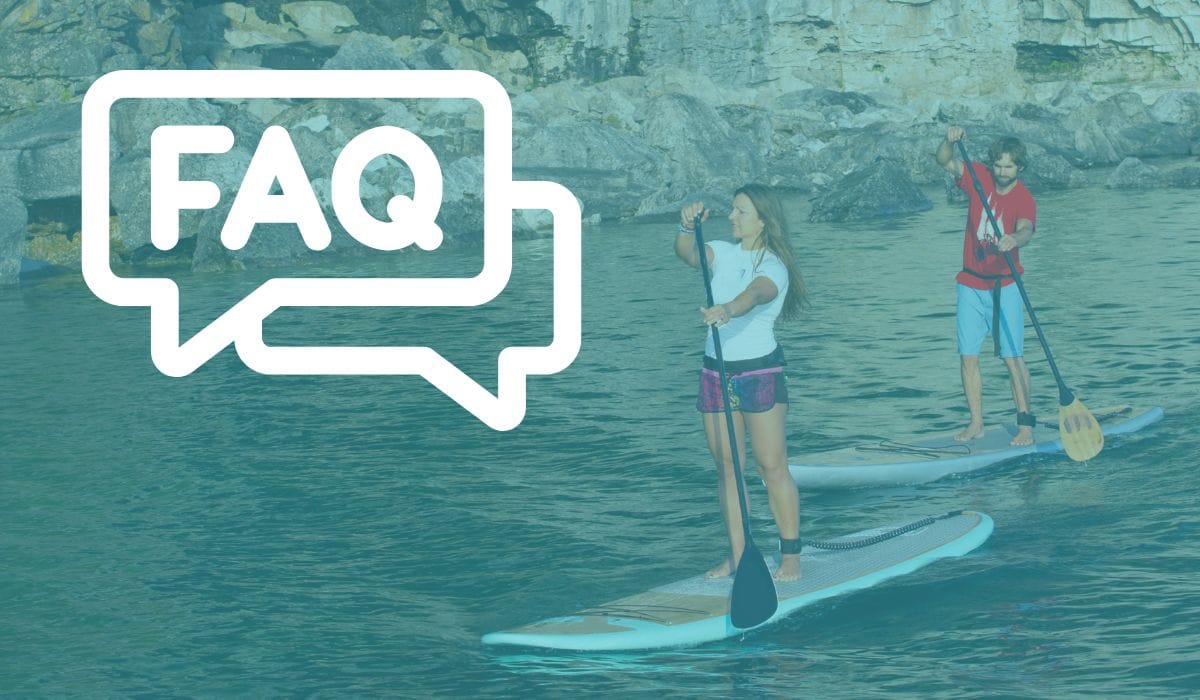 FAQs about kayaking and paddleboarding