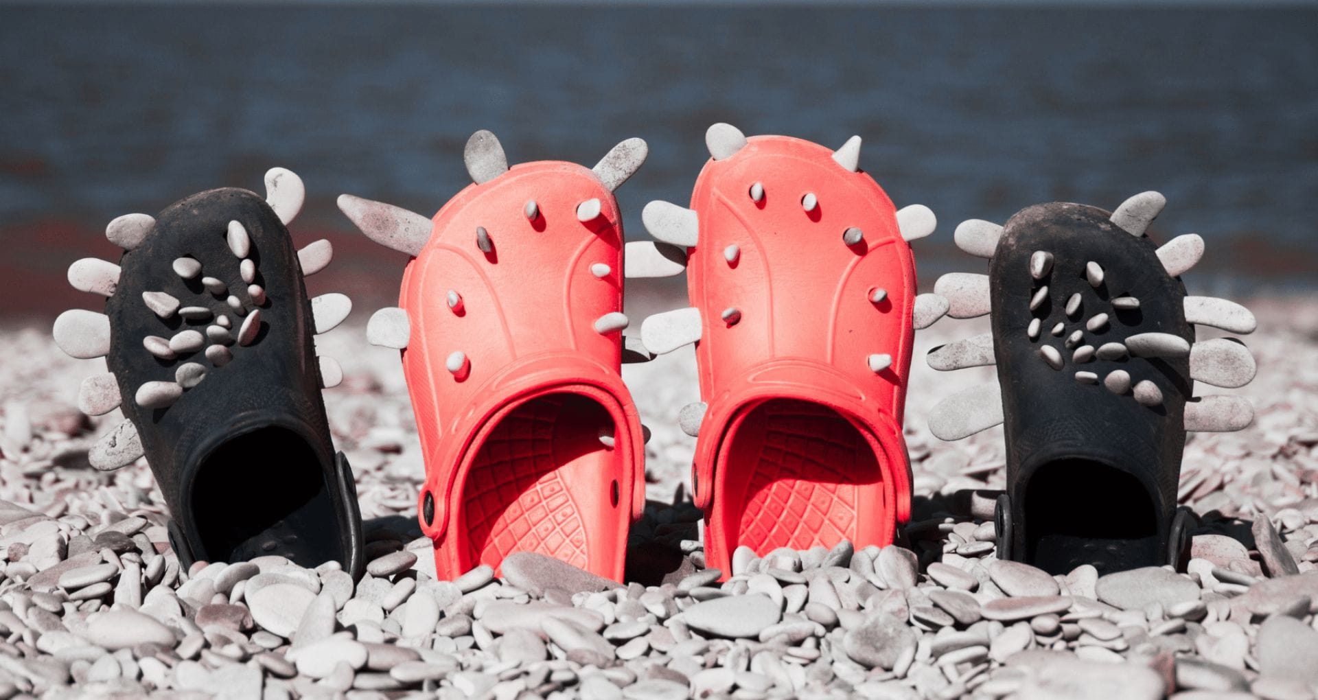Crocs for the entire family for coastal lakeside living.