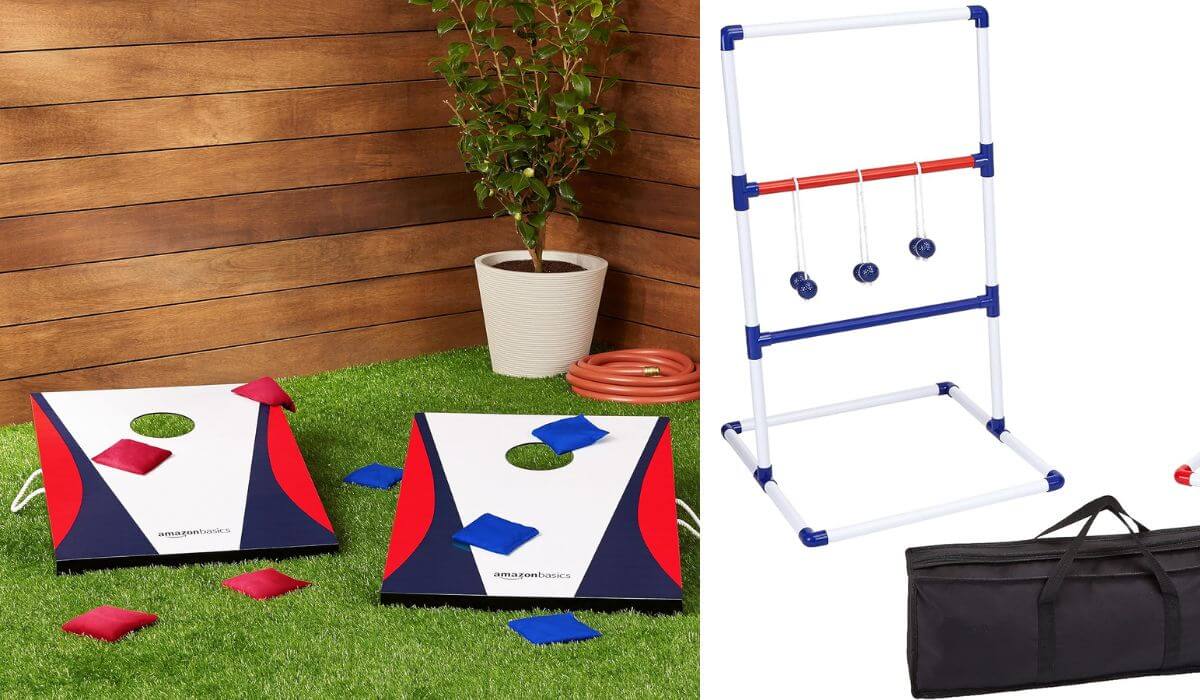 Outdoor Games, Cornhole and the Ladder Game