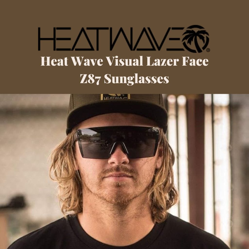 Heatwave Visual Laser  Z87 Sunglasses in brown tones on a sporty guy